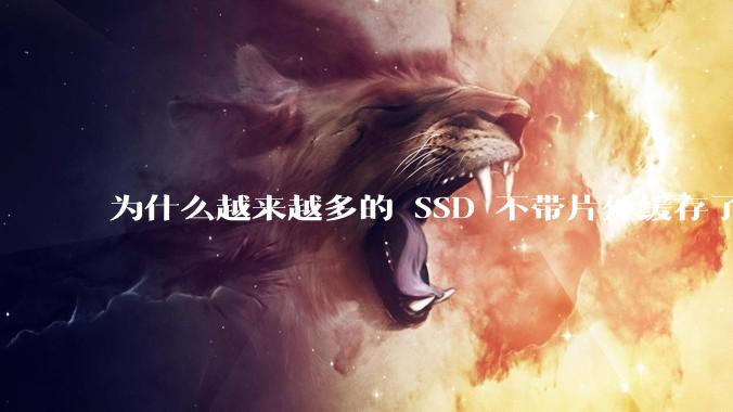 为什么越来越多的 SSD 不带片外缓存了？