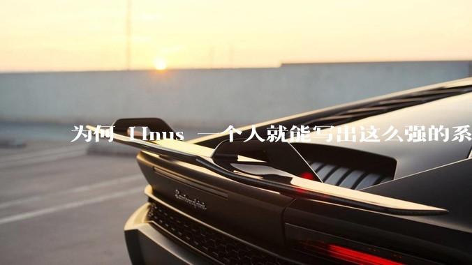 为何 Linus 一个人就能写出这么强的系统，中国却做不出来？